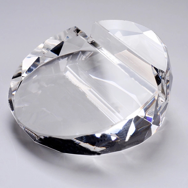 Round Crystal Paperweight Card Holder 7