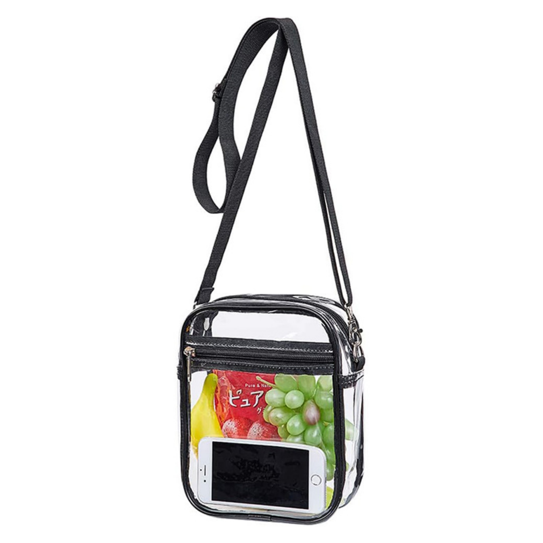 Large Clear CrossBody Bag Stadium Approved Clear Purse 7