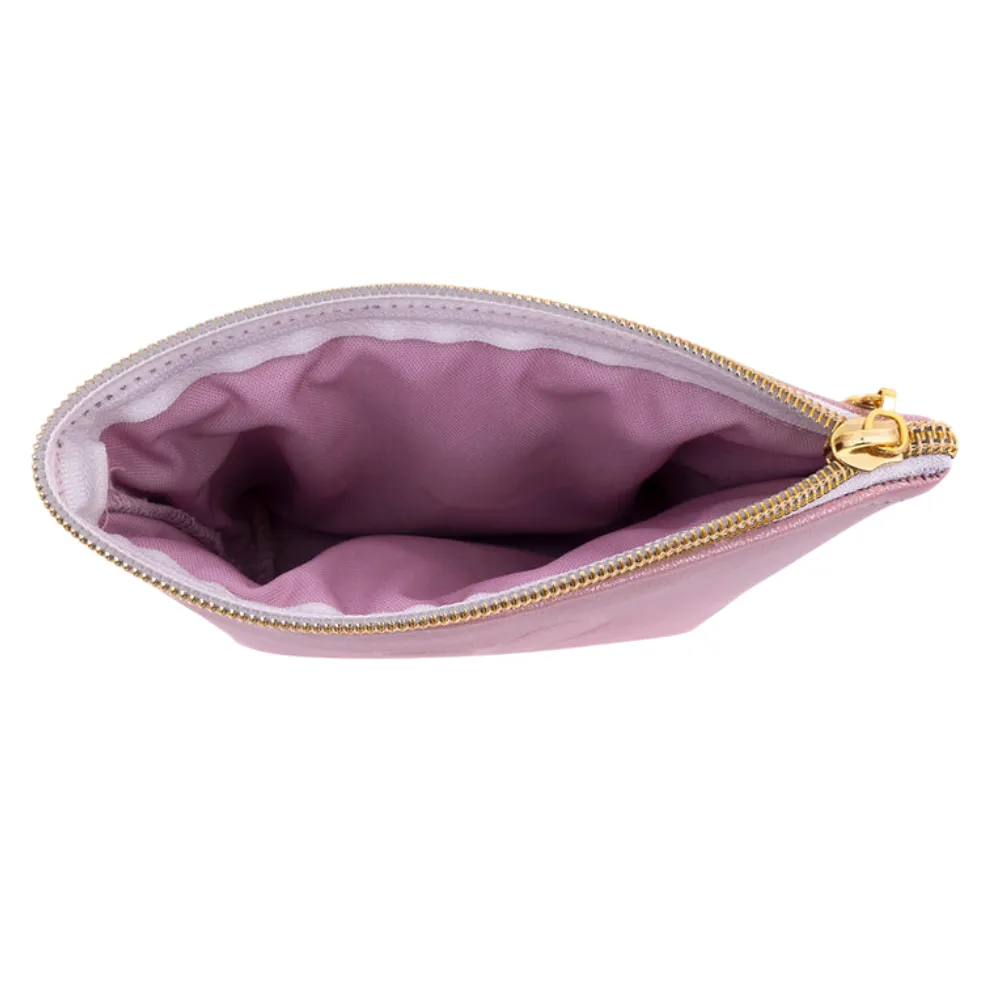 Vegan Leather Zippered Pouch 2