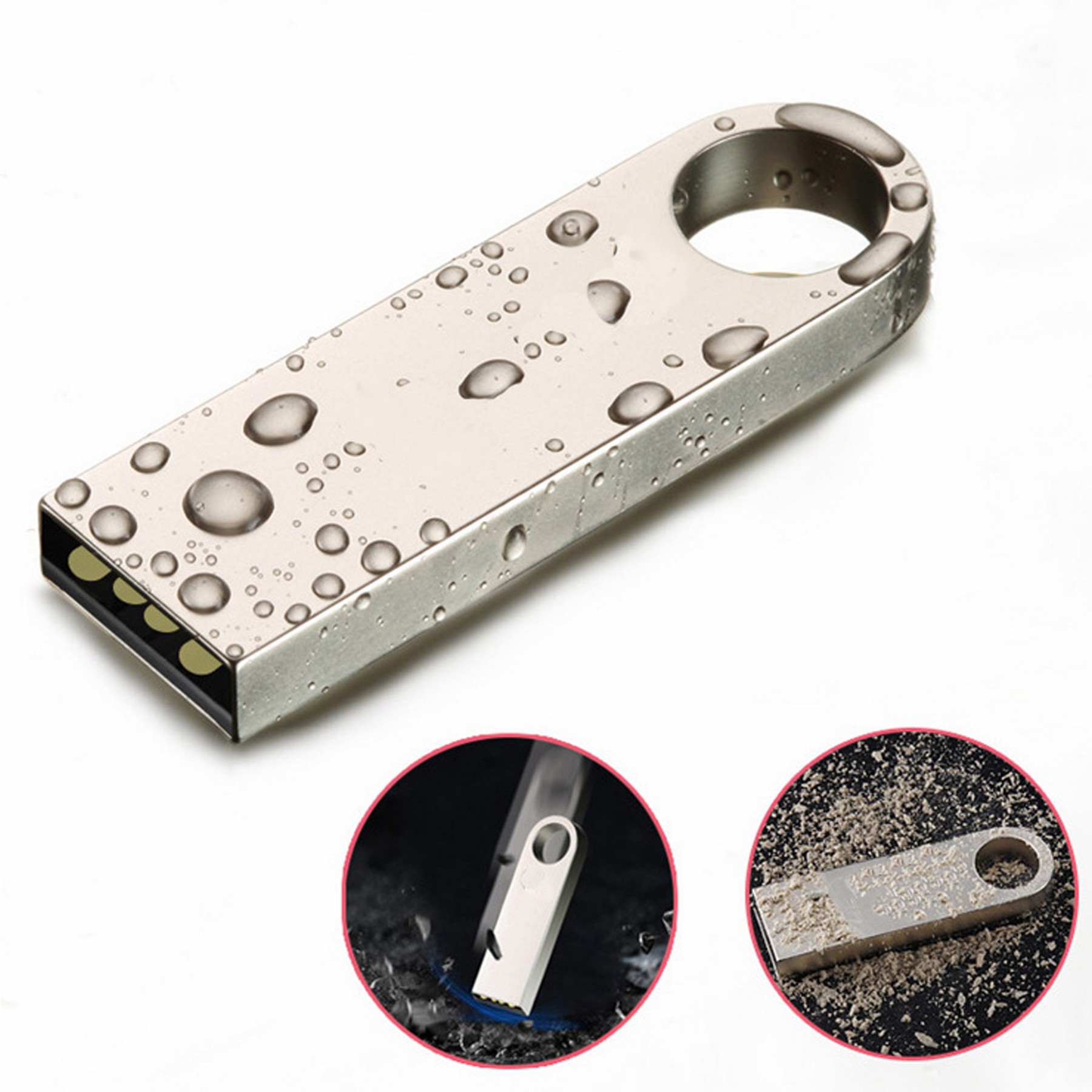 2GB USB Flash Drive Portable Keychain Design 2