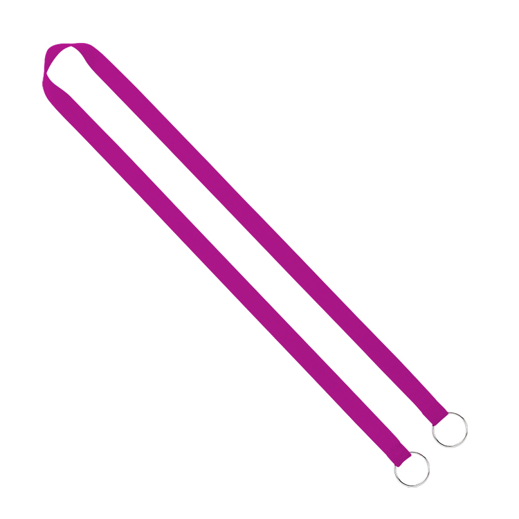 5/8" Screen Printed Lanyard with Double Clips 6