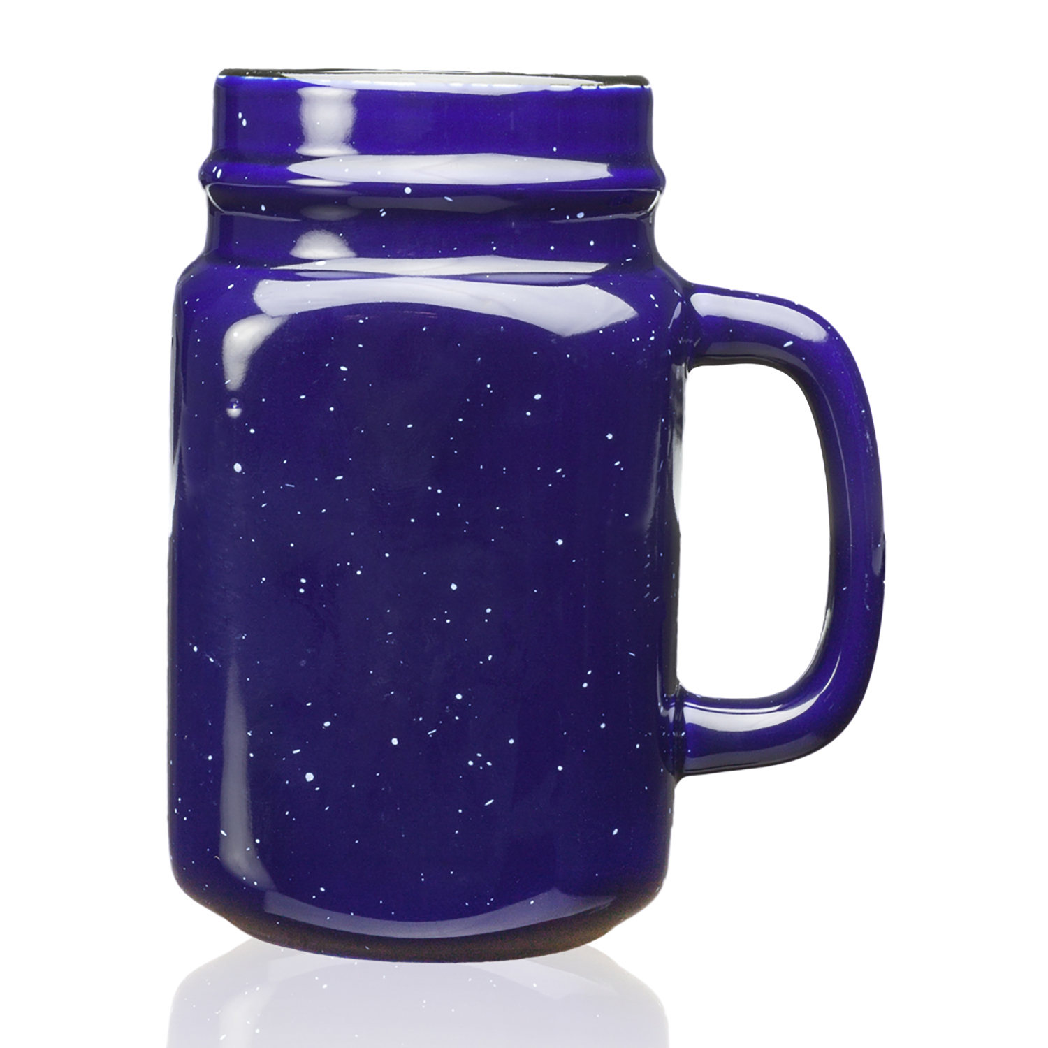 16 oz. Savannah Speckle Ceramic Mason Jars 1