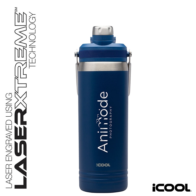 iCOOL® Lakewood 24 oz. Double Wall, Stainless Steel Bottle 8