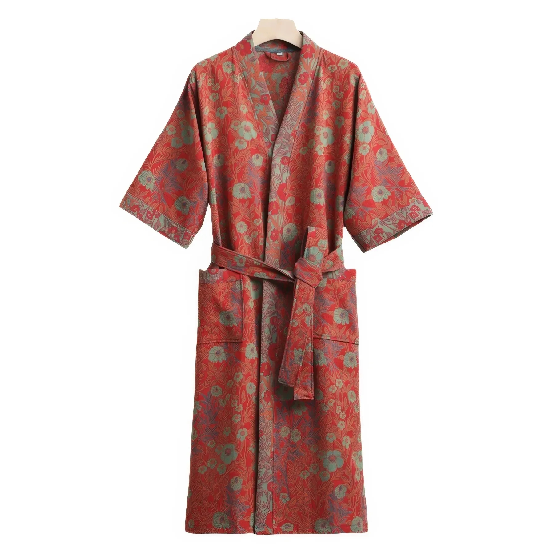 Cotton Double Gauze Bathrobe 7