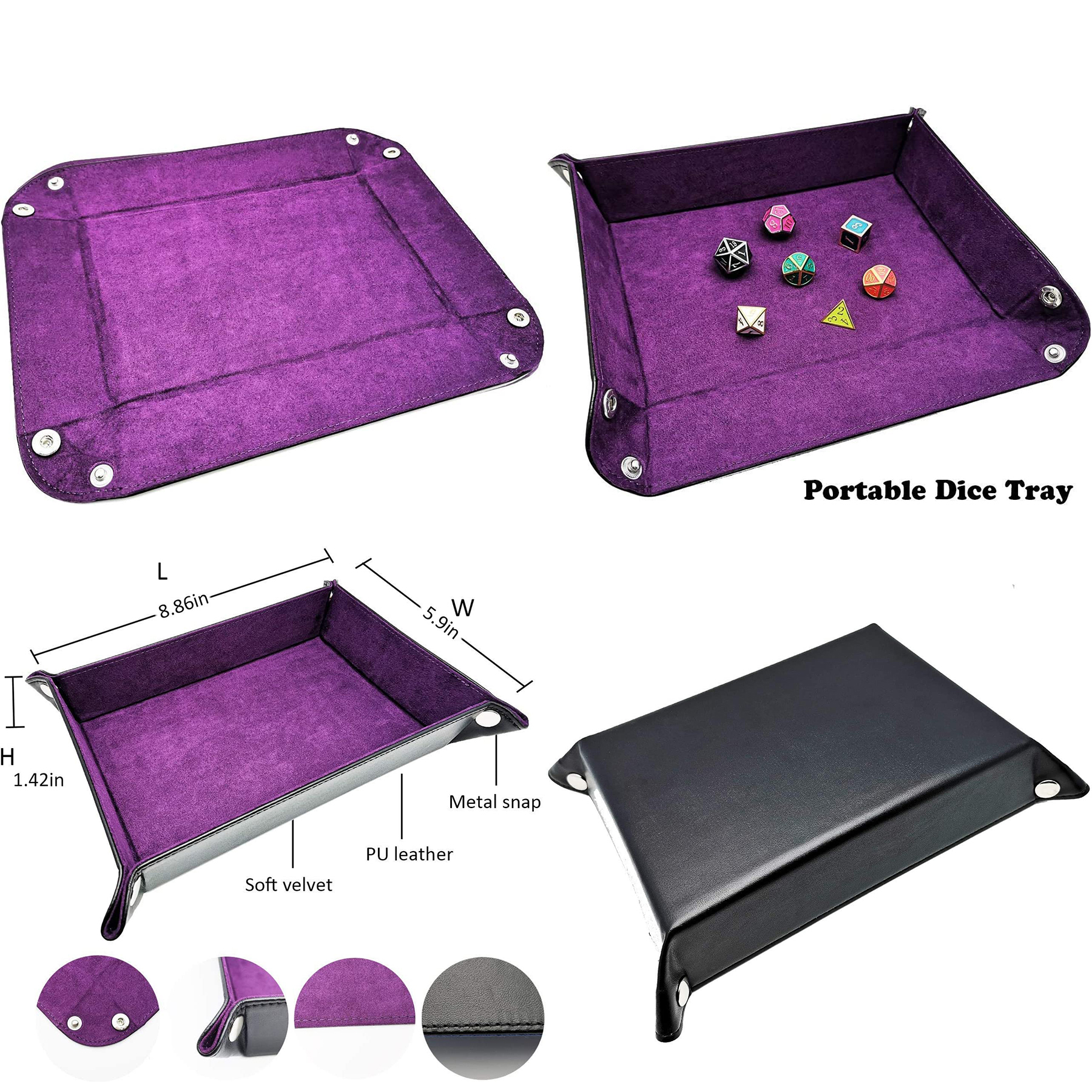 Dice Holder Dice Rolling Tray 2