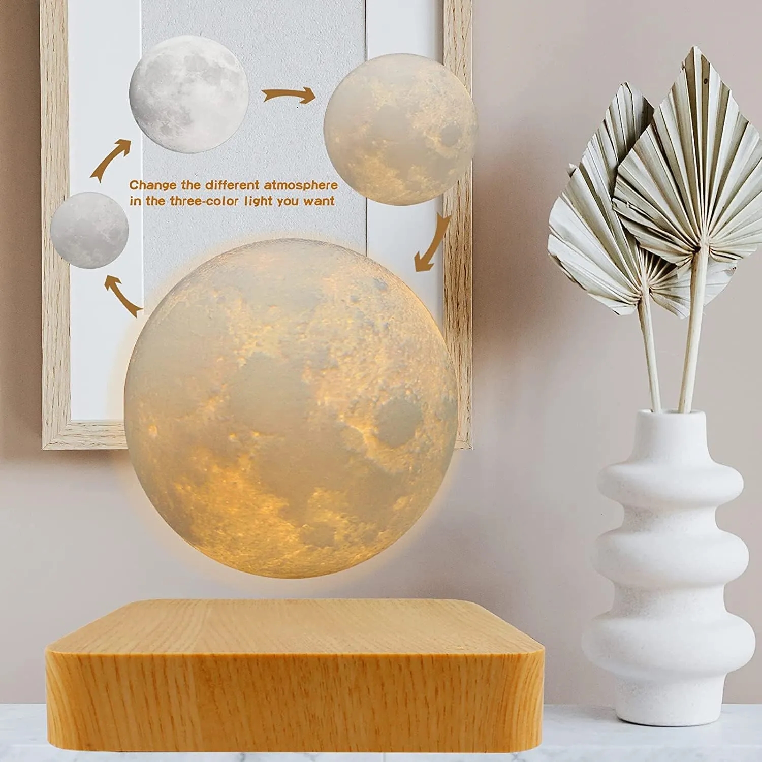 Levitating Moon Lamp 3
