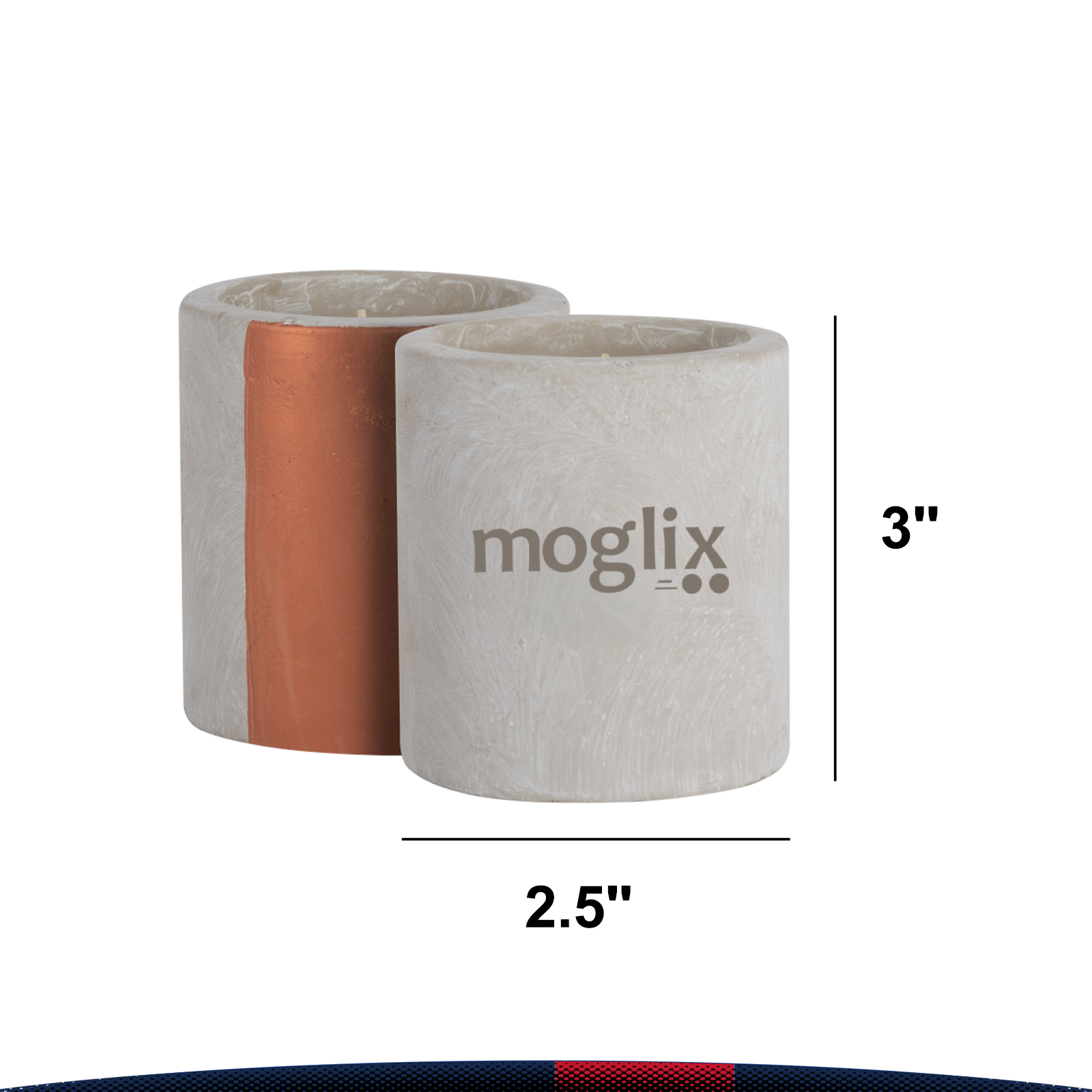 3 oz. Reluin Concrete Candle 6