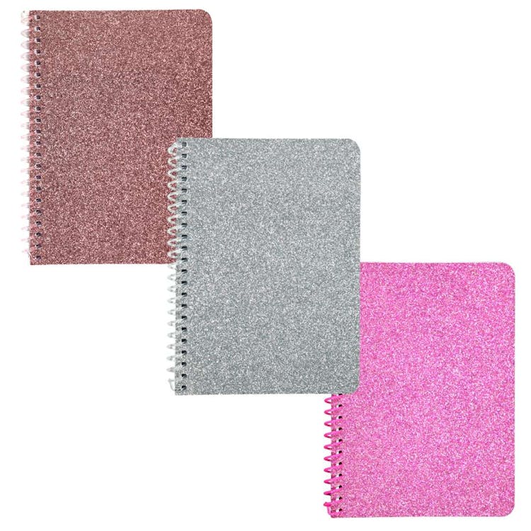 Personal Glitter Notebooks Assorted 2