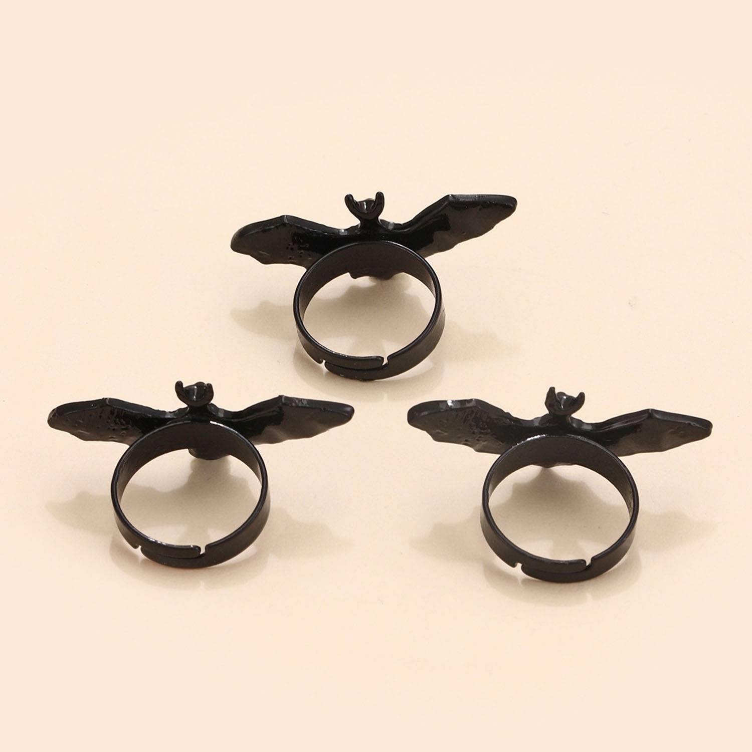 Halloween Personality Gothic Bat Ring 7