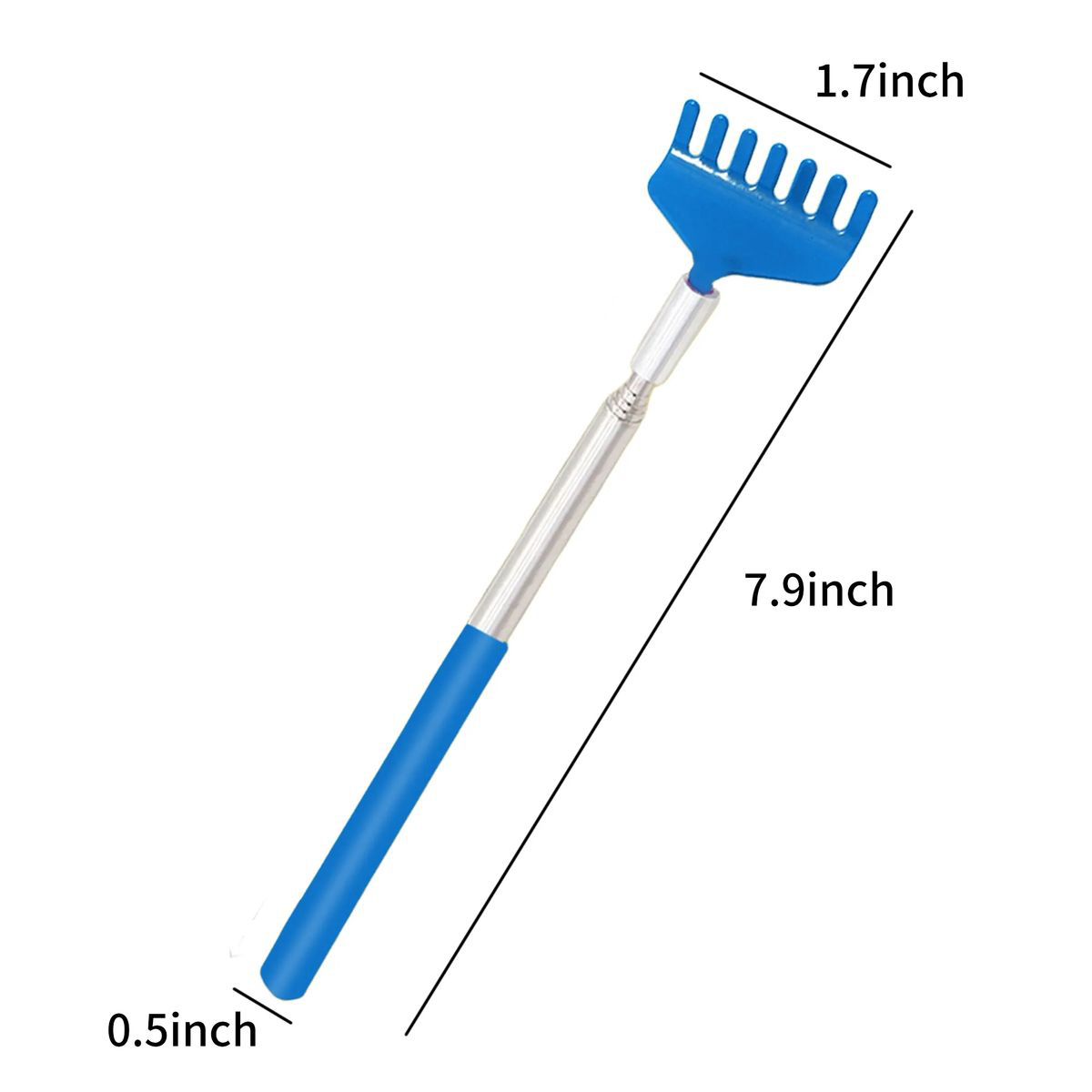 Compact Telescoping Scratcher with PVC Grip 4