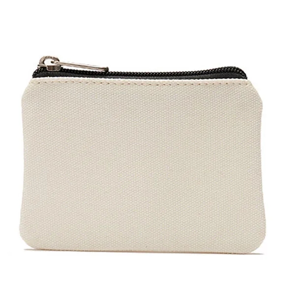 Cotton Canvas Coin Pouch Storage Bag 3