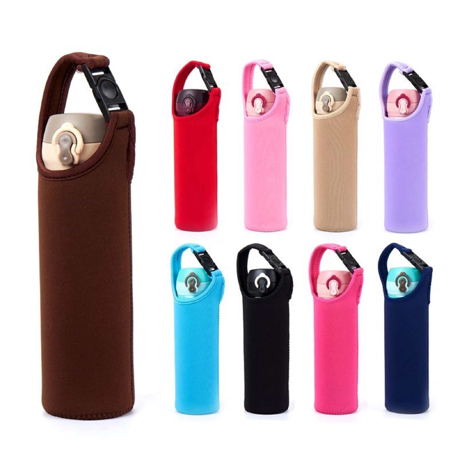 Neoprene Can Cooler with Short Lanyard 2