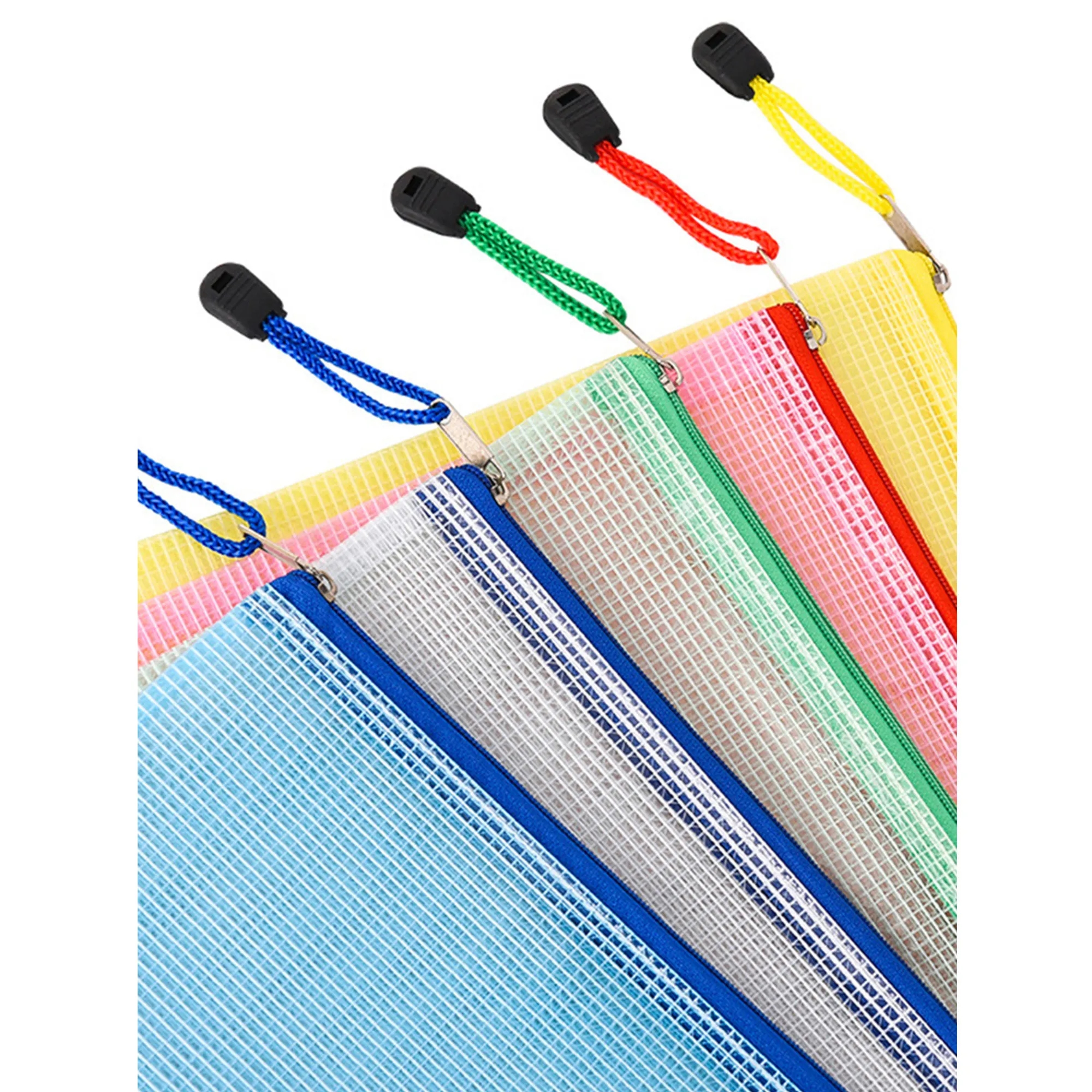 Custom Translucent Waterproof Folder With Zipper 2