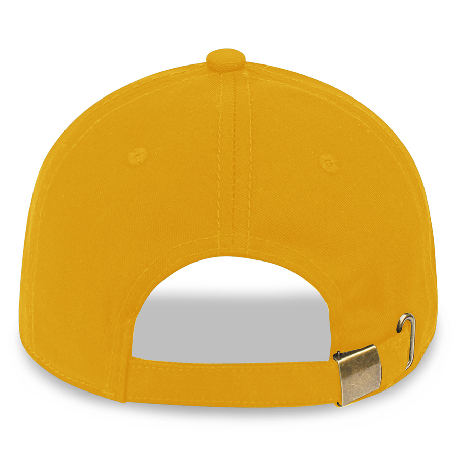 Stock Solid Color Cotton 6-Panel Baseball Cap w/ Metal Tuck 27