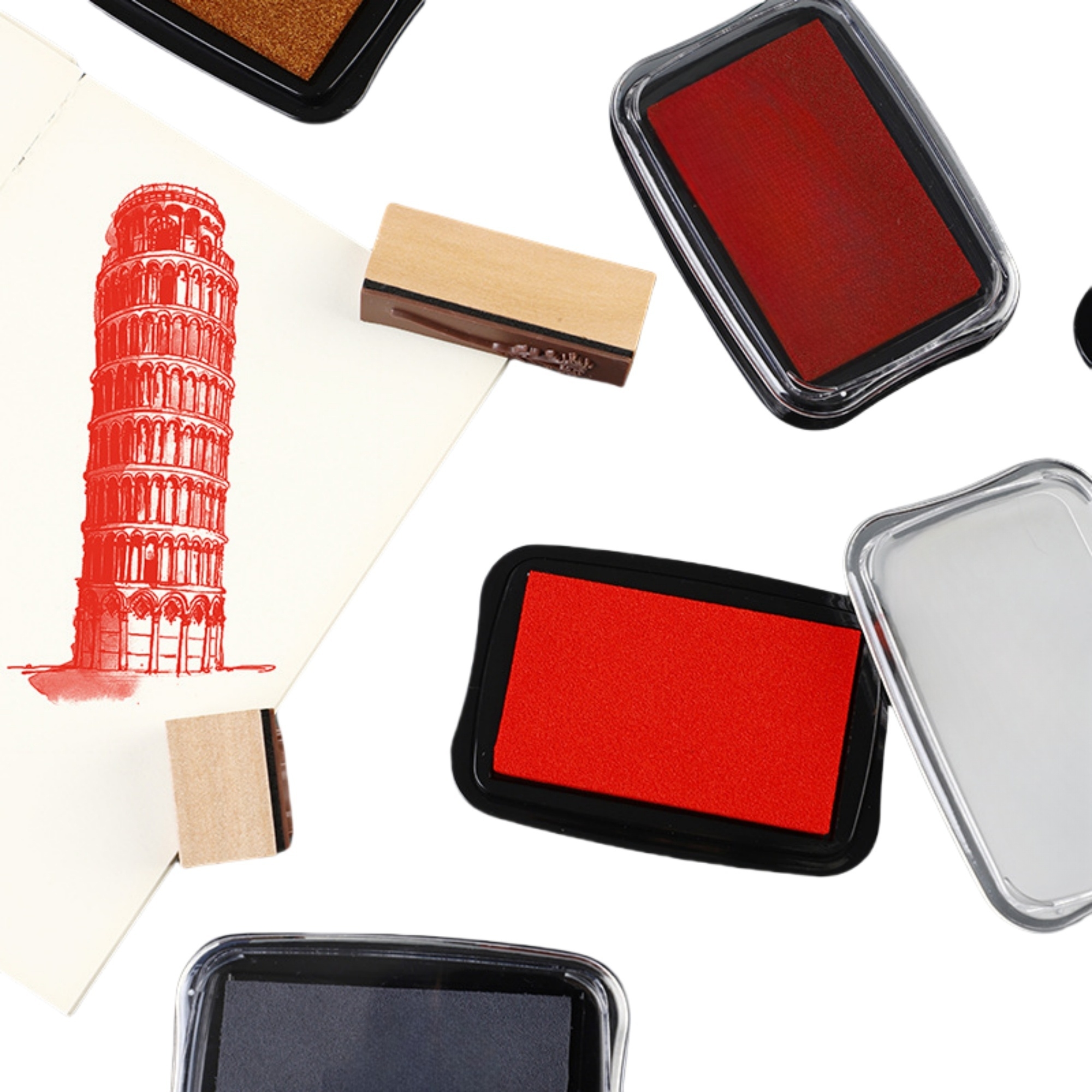 Finger Ink Pads Multicolored 7