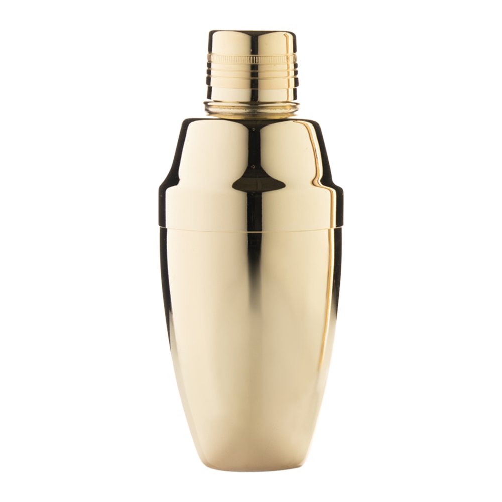 Stainless Steel Cobbler Cocktail Shaker (3-Piece) 3