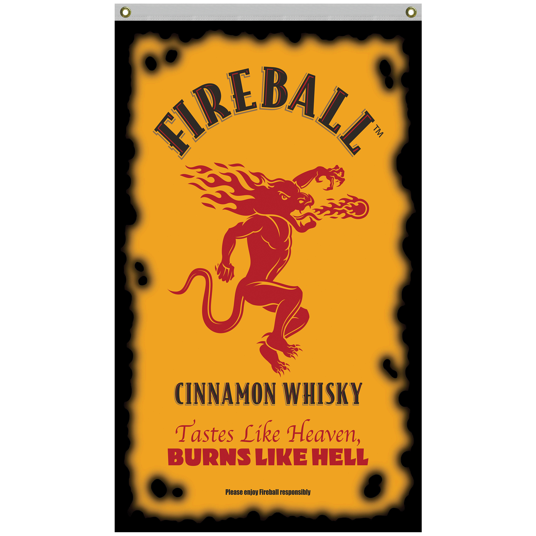 3' x 5' Double Sided Knitted Polyester Vertical Banners 5