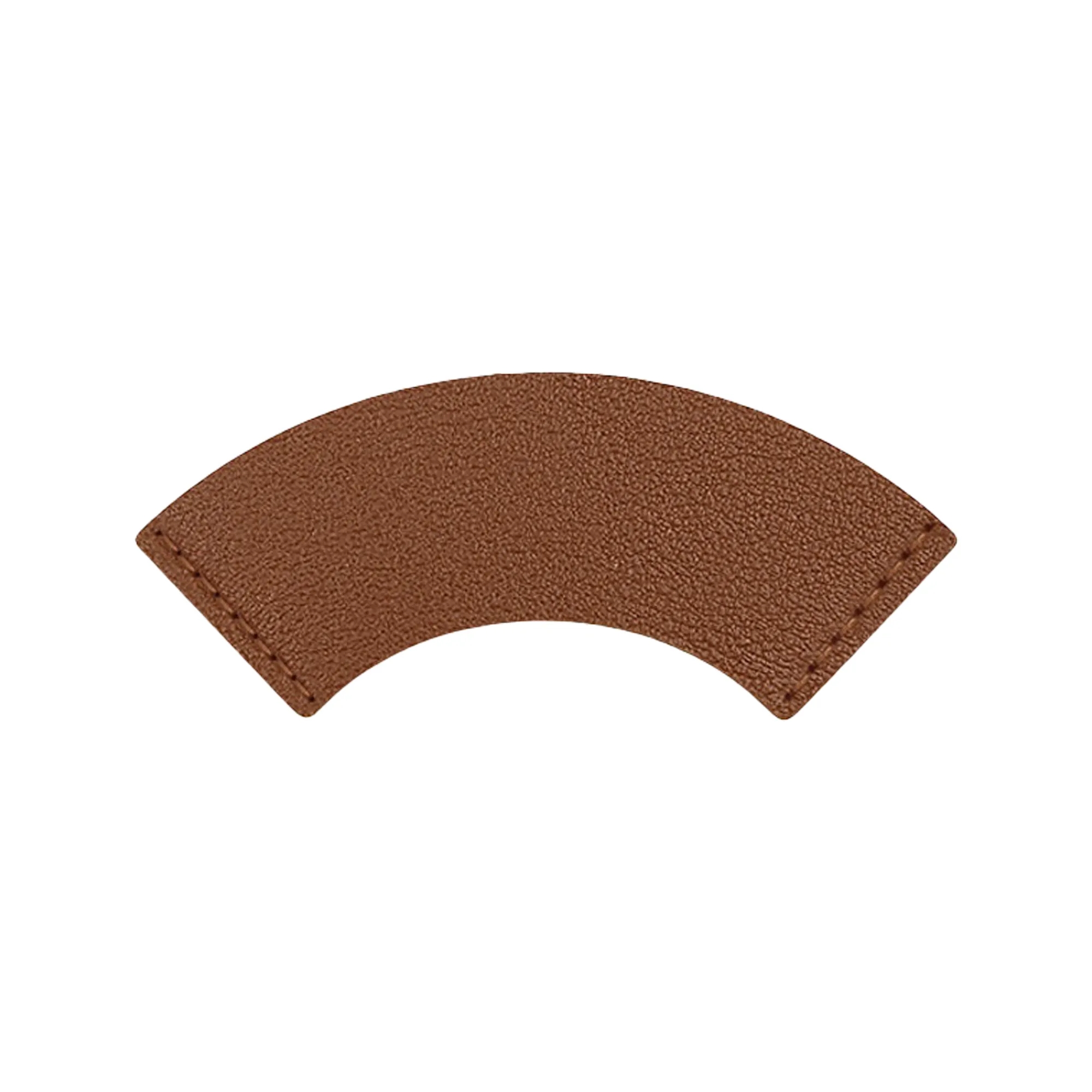 MOQ 250 PCS Custom Logo Fan Shaped Leather Bookmark 1