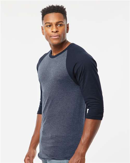 Unisex Fine Jersey Raglan T-Shirt - 245 22
