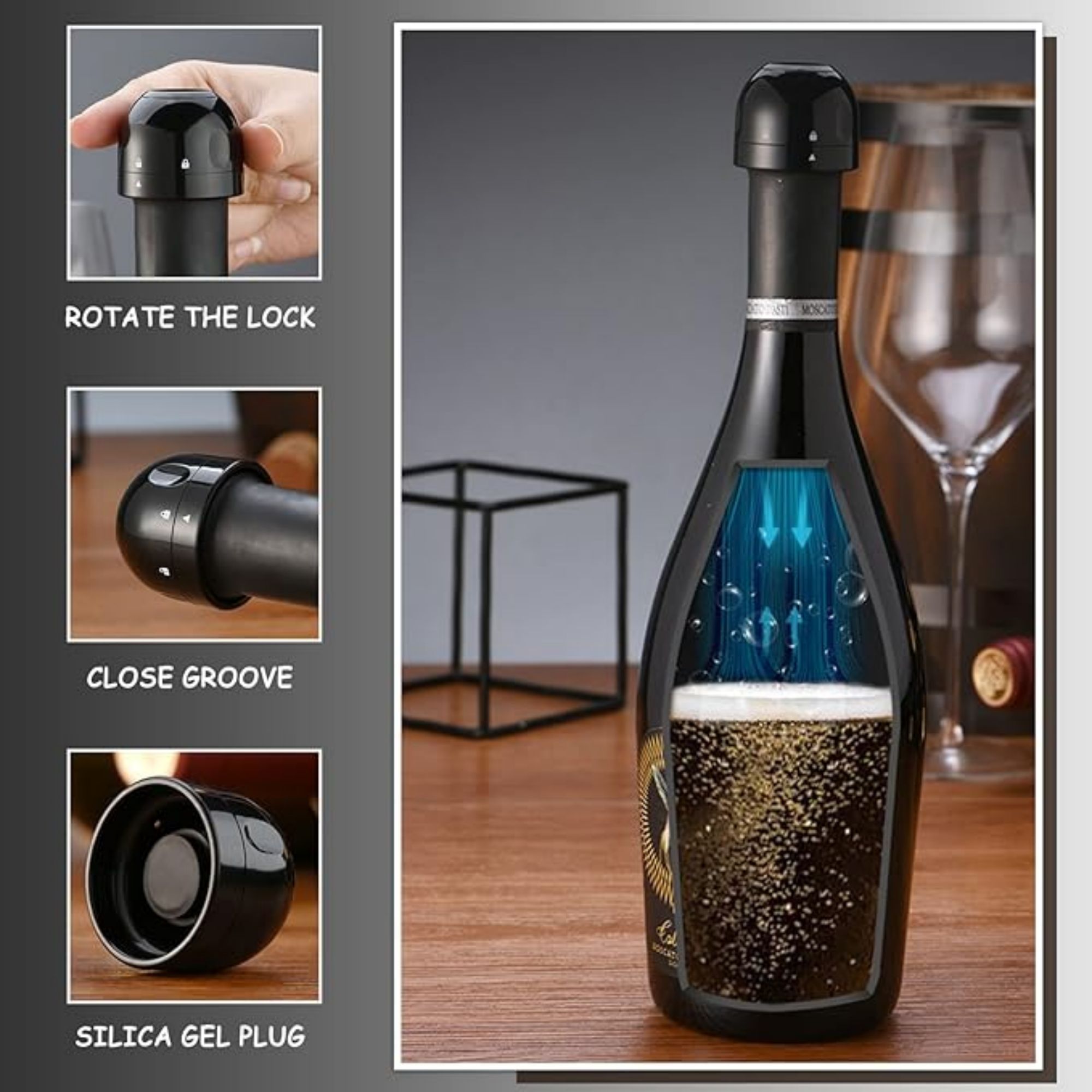 Mini Champagne Stopper 4