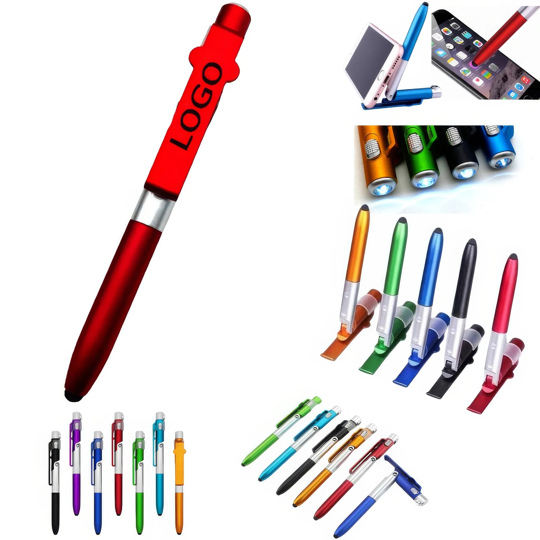 4-In-1 Multifunctional Stylus Ballpoint Pen 2