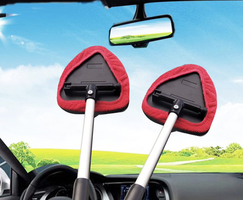 Windshield Wiper Cleaner with Extendable Long-Reach Handle 2