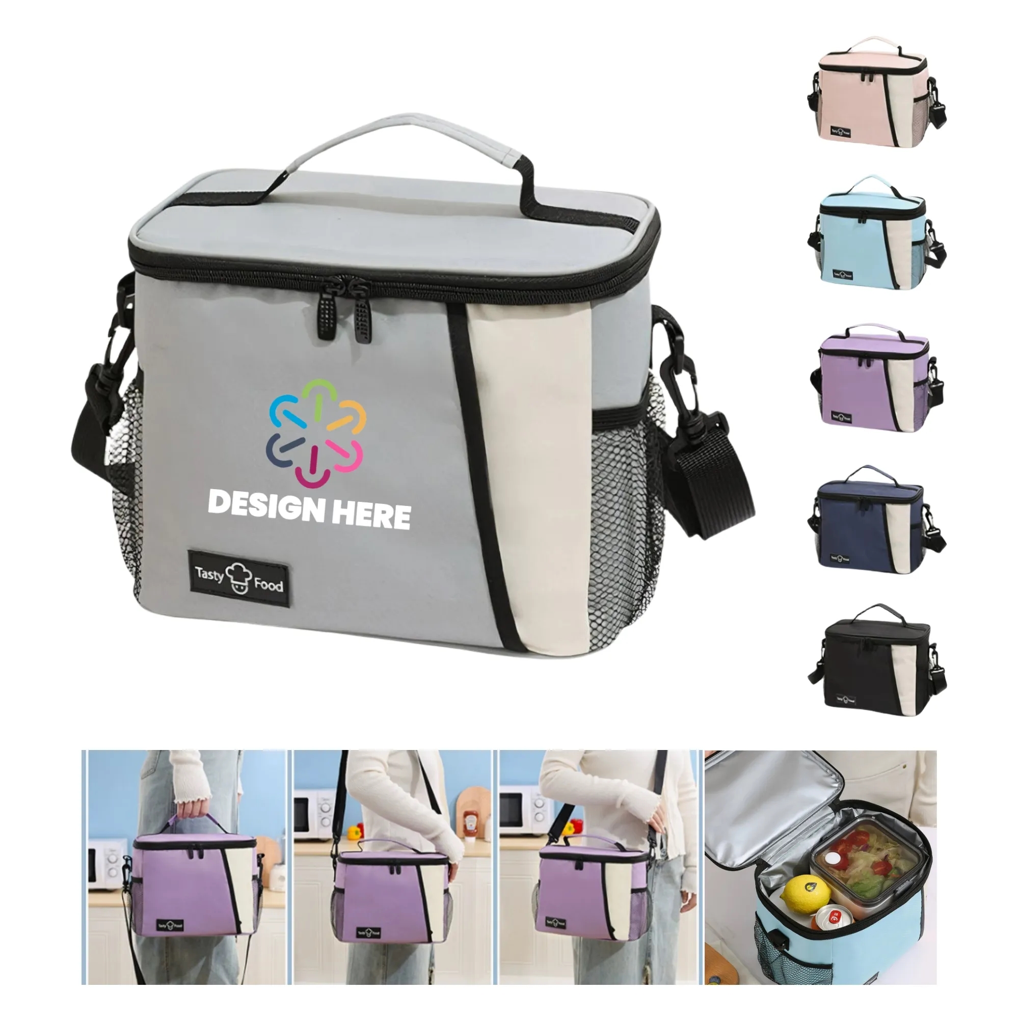 Full Color Insulated Tote Bag Waterproof 7