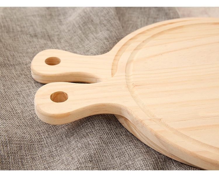 Natural Wood Pizza Tray 3