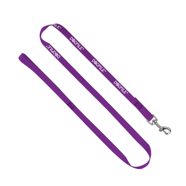 3/4" Smooth Nylon Pet Leash with Bright Metal Snap Hook 4