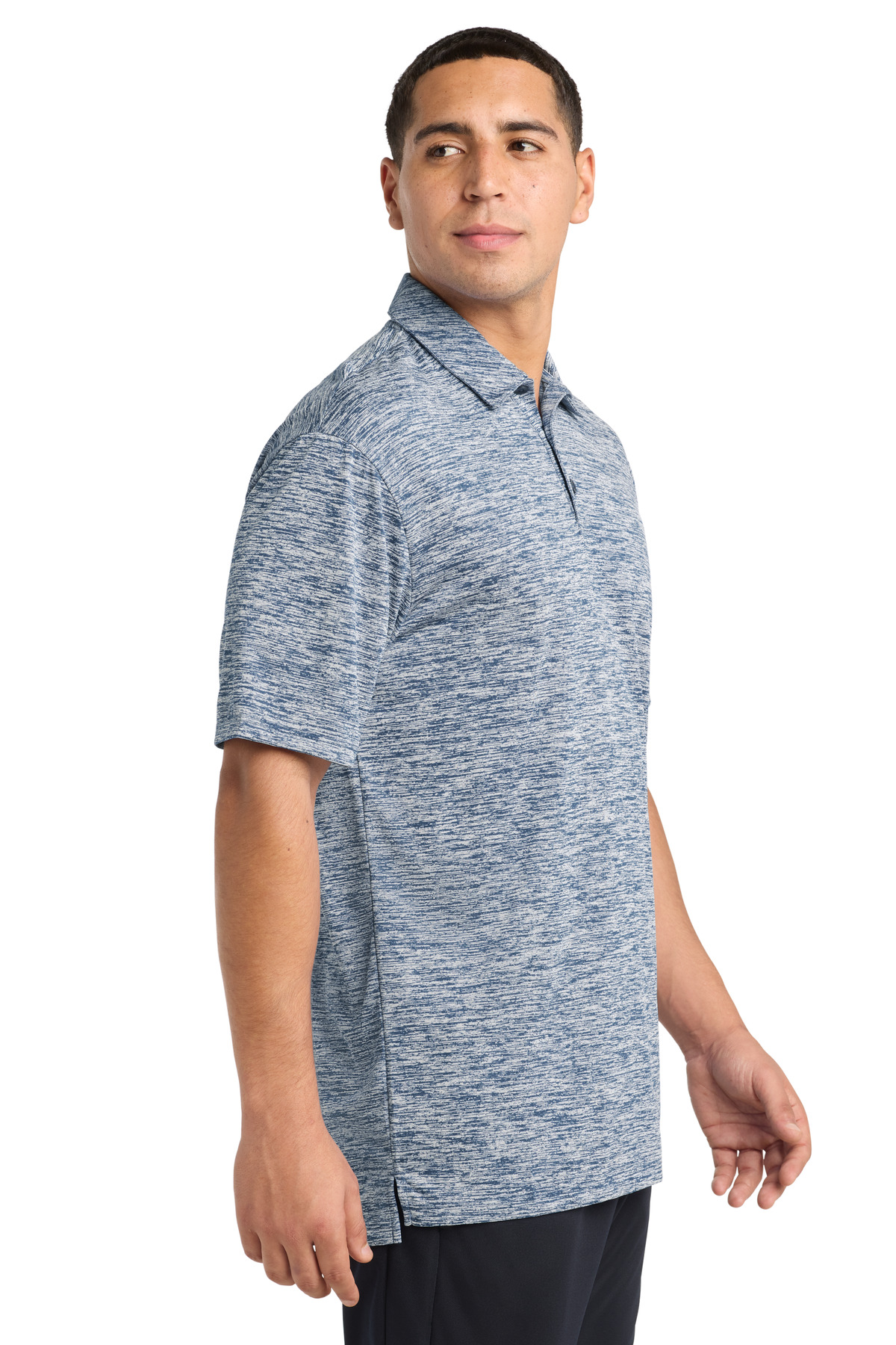 Sport-Tek PosiCharge Electric Heather Polo. ST590 48