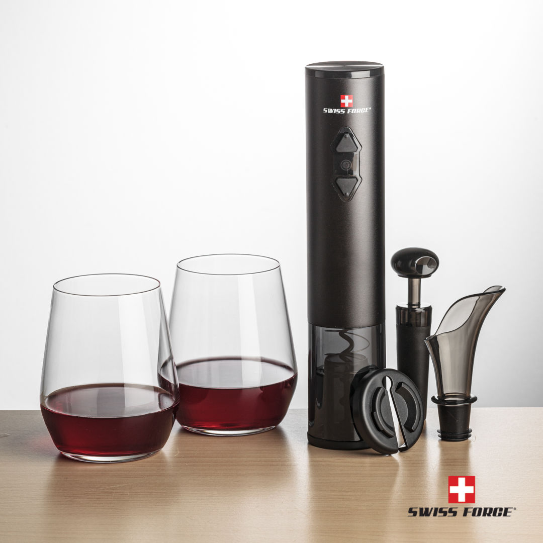 Swiss Force® Opener Set & Germain Stemless Wine 2