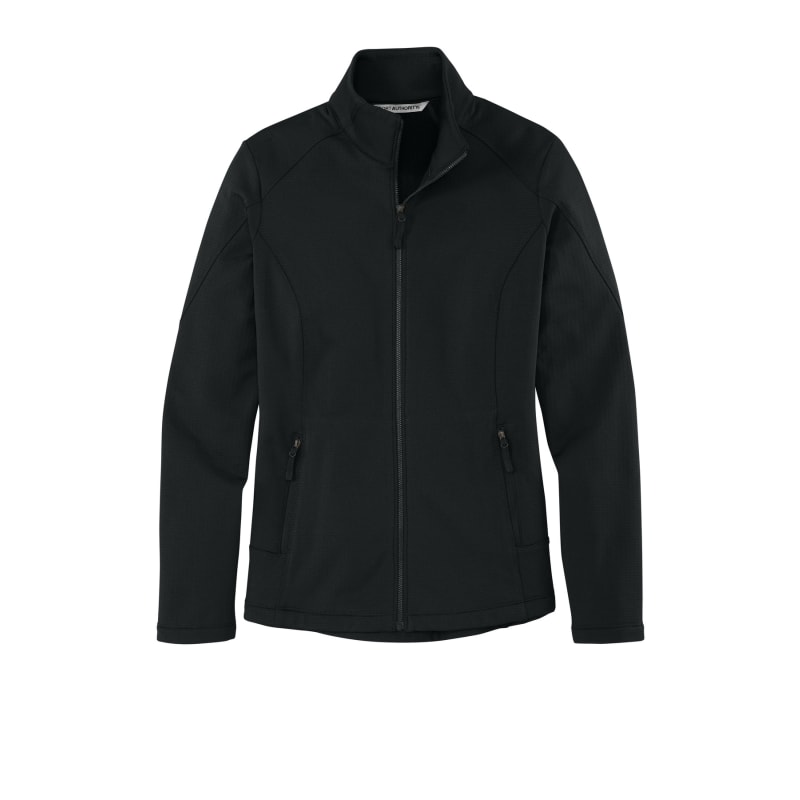 Port Authority Women's Grid Fleece Jacket. 5