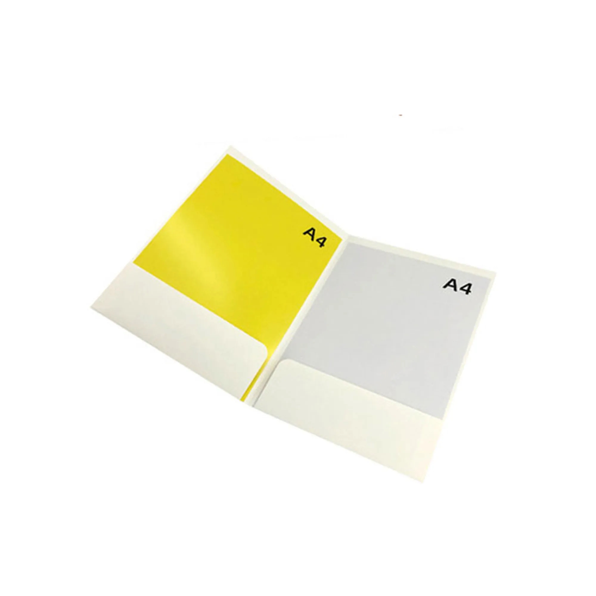 Reinforced Paper Two Pocket Presentation Folders 5