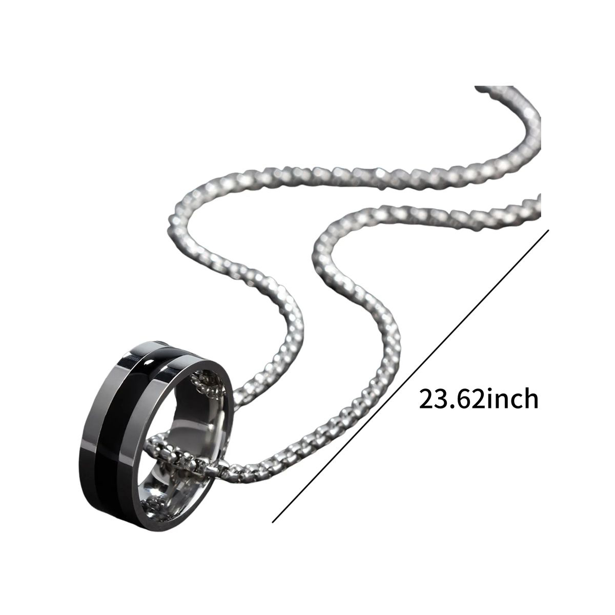 Minimalist Necklace with Round Charm 2