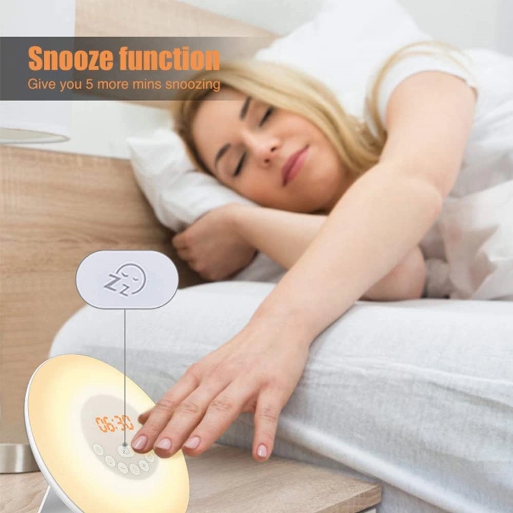 Sunrise Simulation Alarm Clock Wake Up Light 7