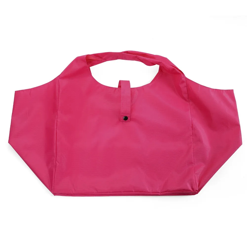 Customized portable folding shopping bag, custom tote bag with logo imprint 3