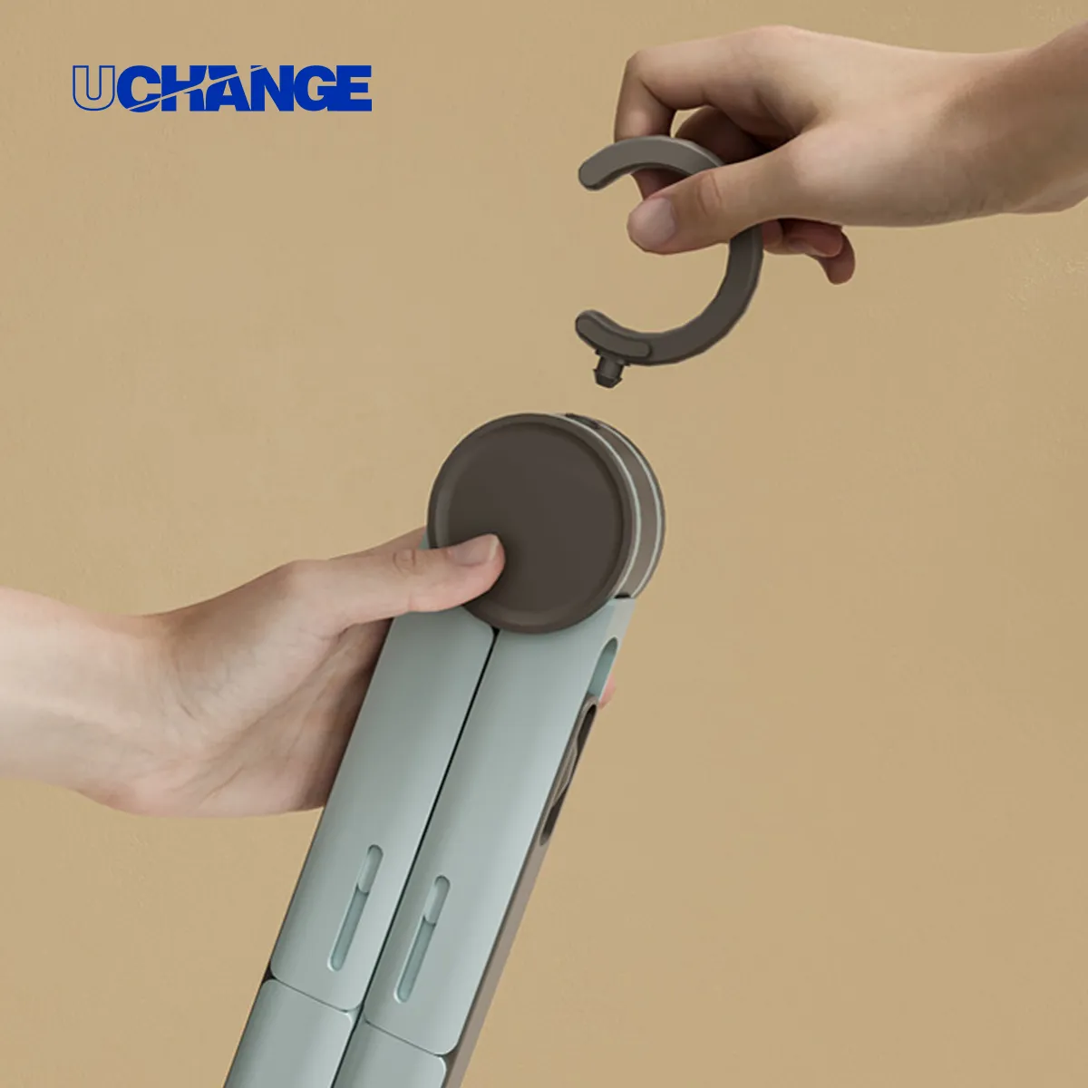 Foldable Travel Hanger With Clips Compact Portable 4