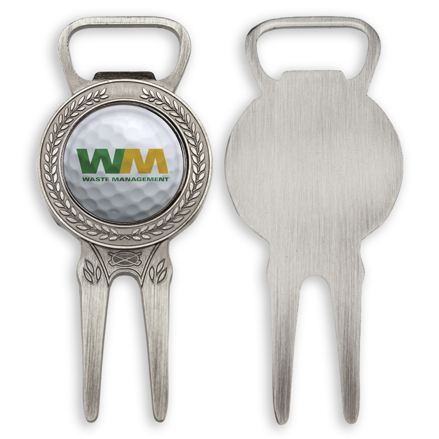 Golf Divot Tool w/ Bottle Opener & Ball Marker 12