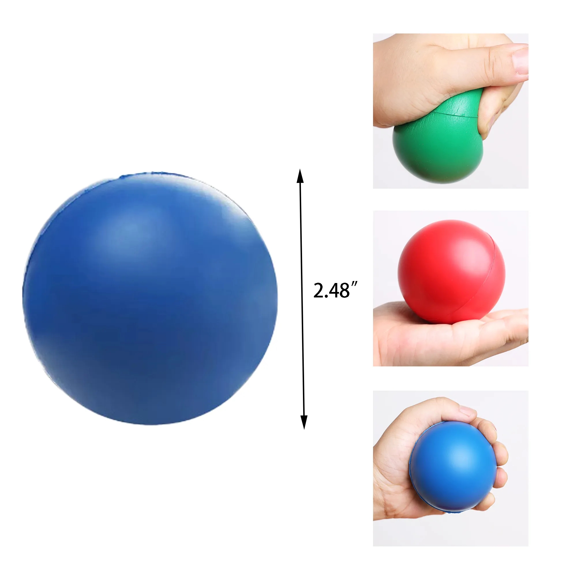 Custom Round Reliever Stress Ball 2