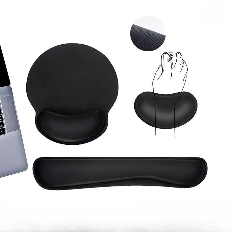 Ergonomic Mouse Pad with Gel Wrist Rest 5