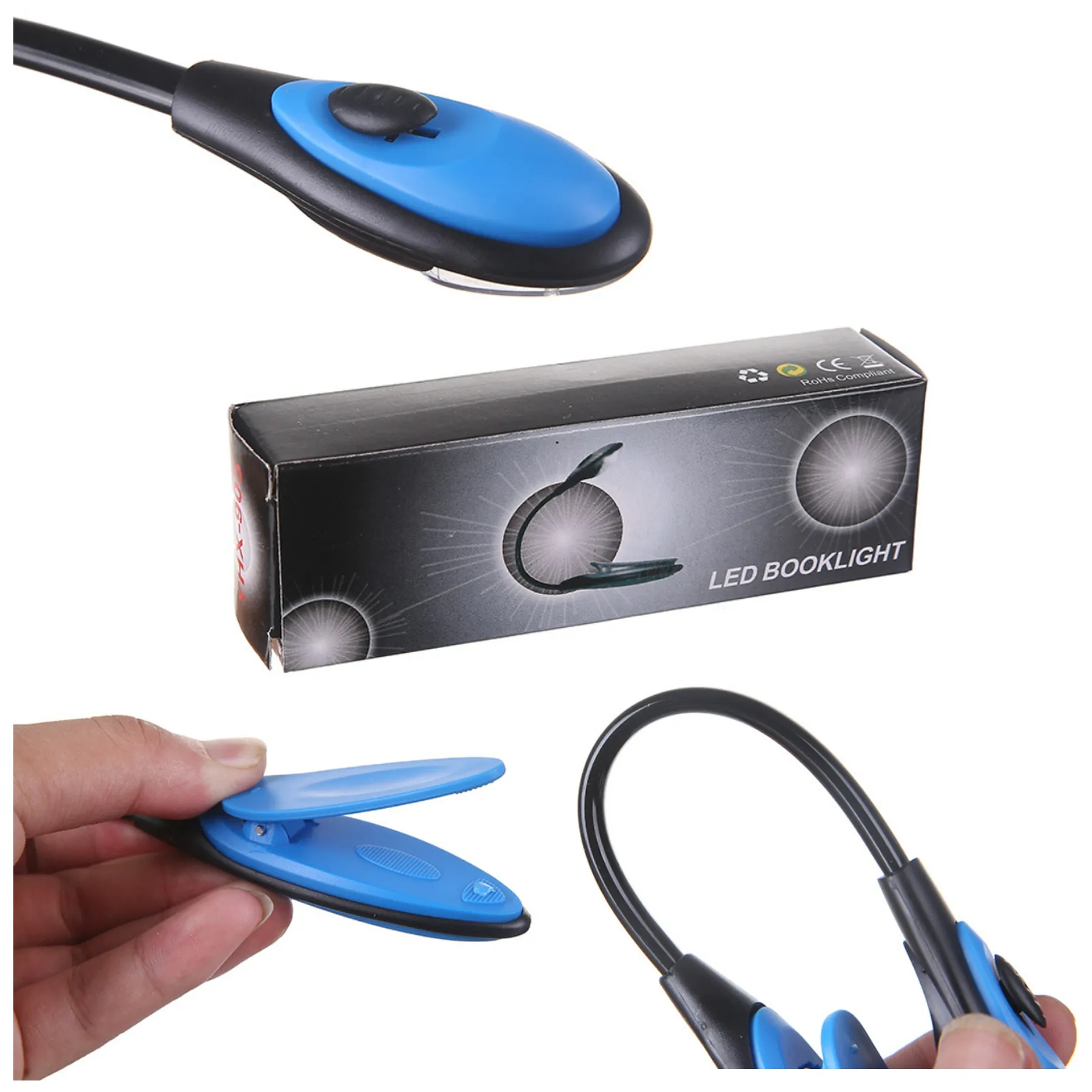 Travel Flexible LED Book Reading Light Mini Clip 7