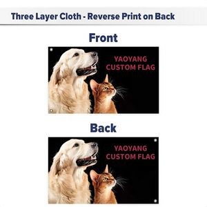 3' x 5' Nylon Flag Single-Sided 1
