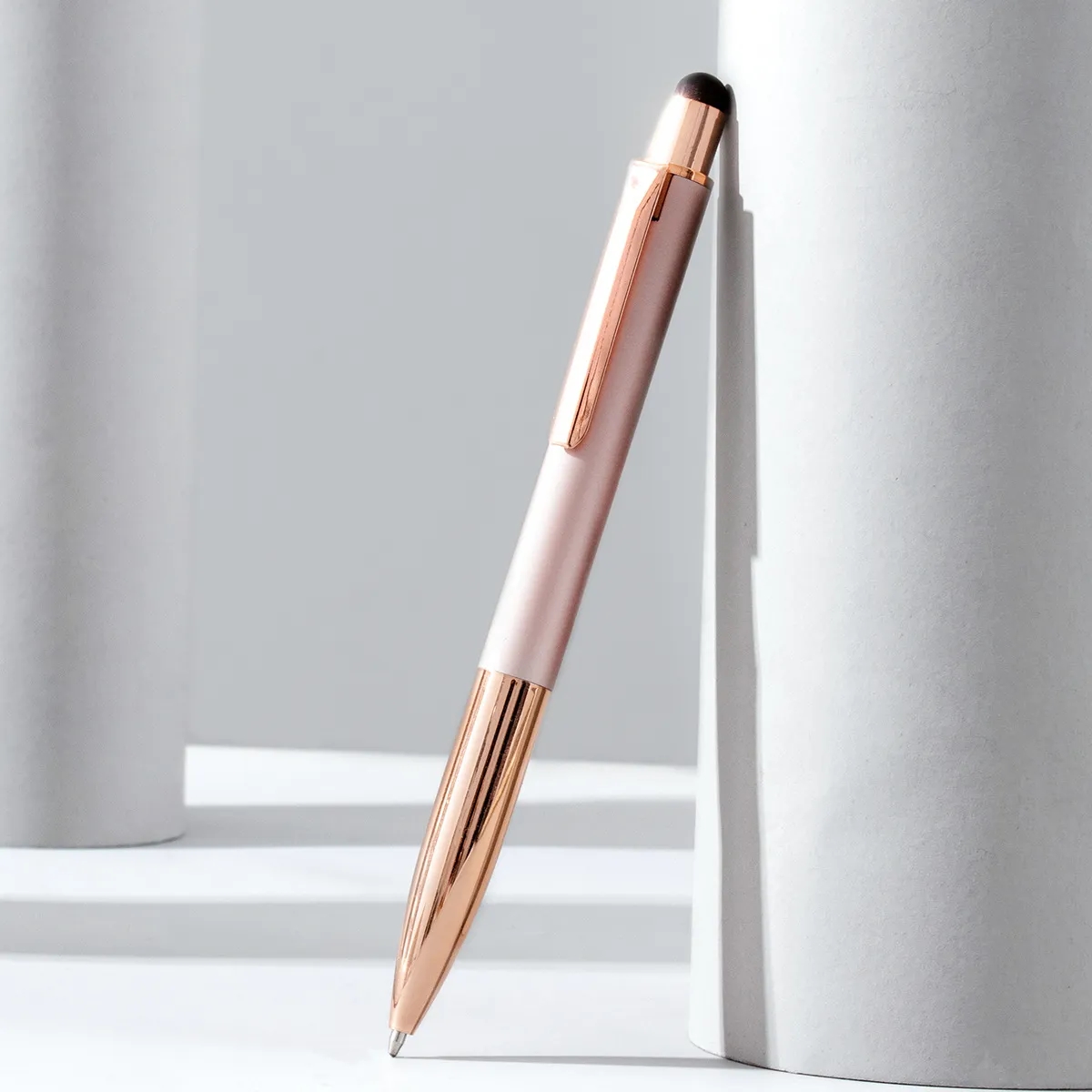 Baltic Softy Rose Gold Pen With Stylus 3