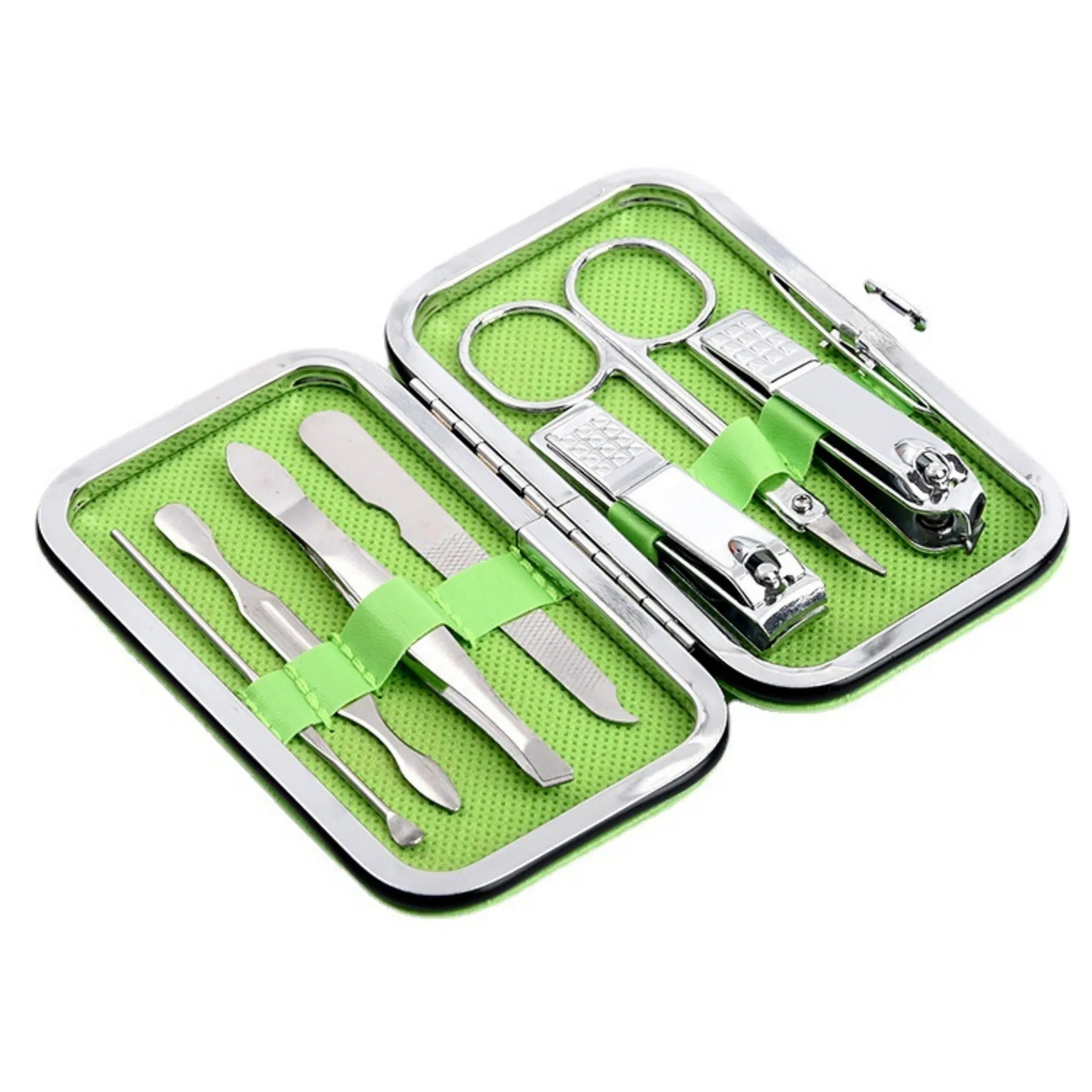 MOQ 20 PCS 7in 1Staiiless Seel Nail Clipper Set Manicure Kit 1
