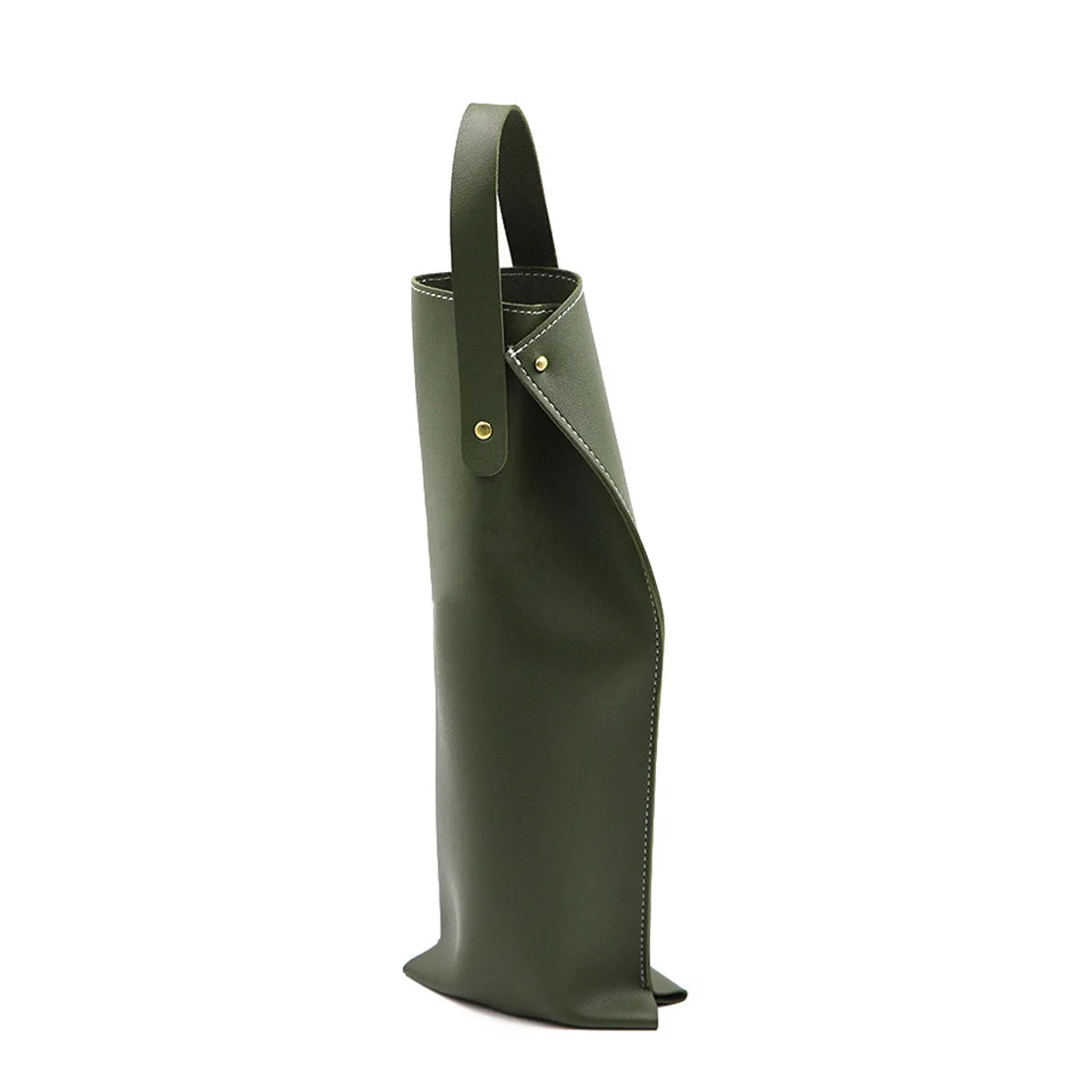 Pu Leather Wine Tote Carrier, custom tote bag with logo imprint 4