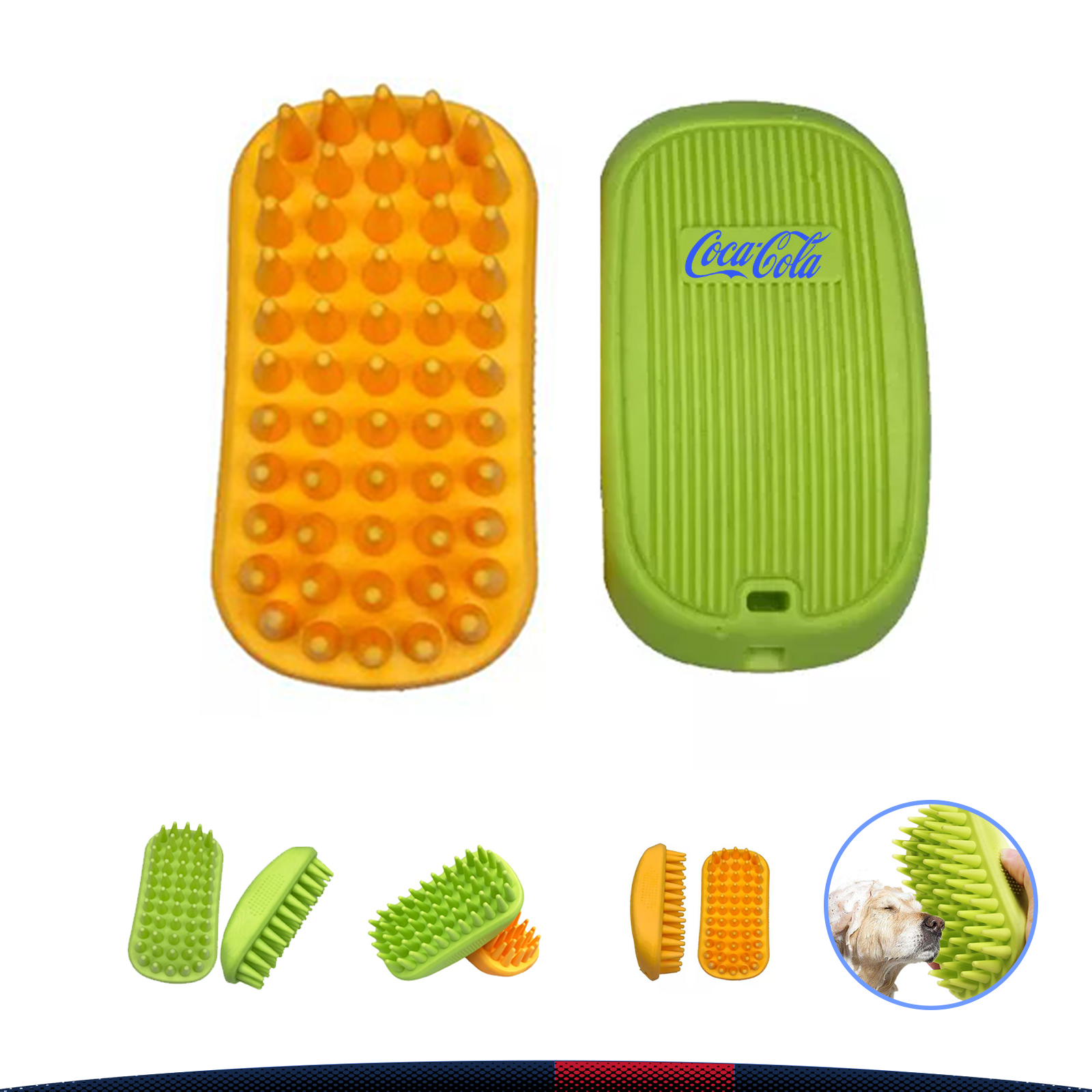 Silicone Pet Shampoo Brush 2