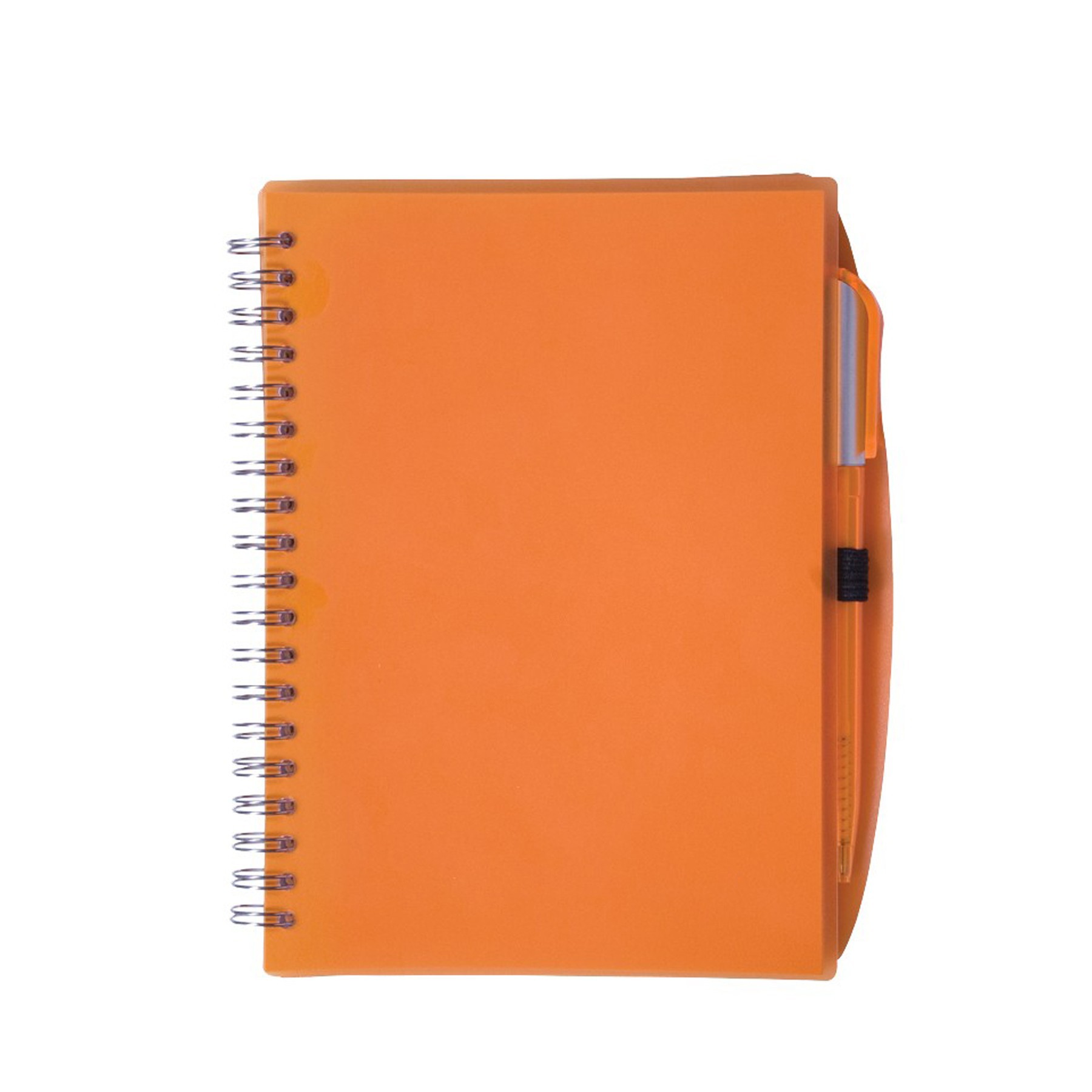 A5 PP Hardcover Spiral Notebook with Pen 2