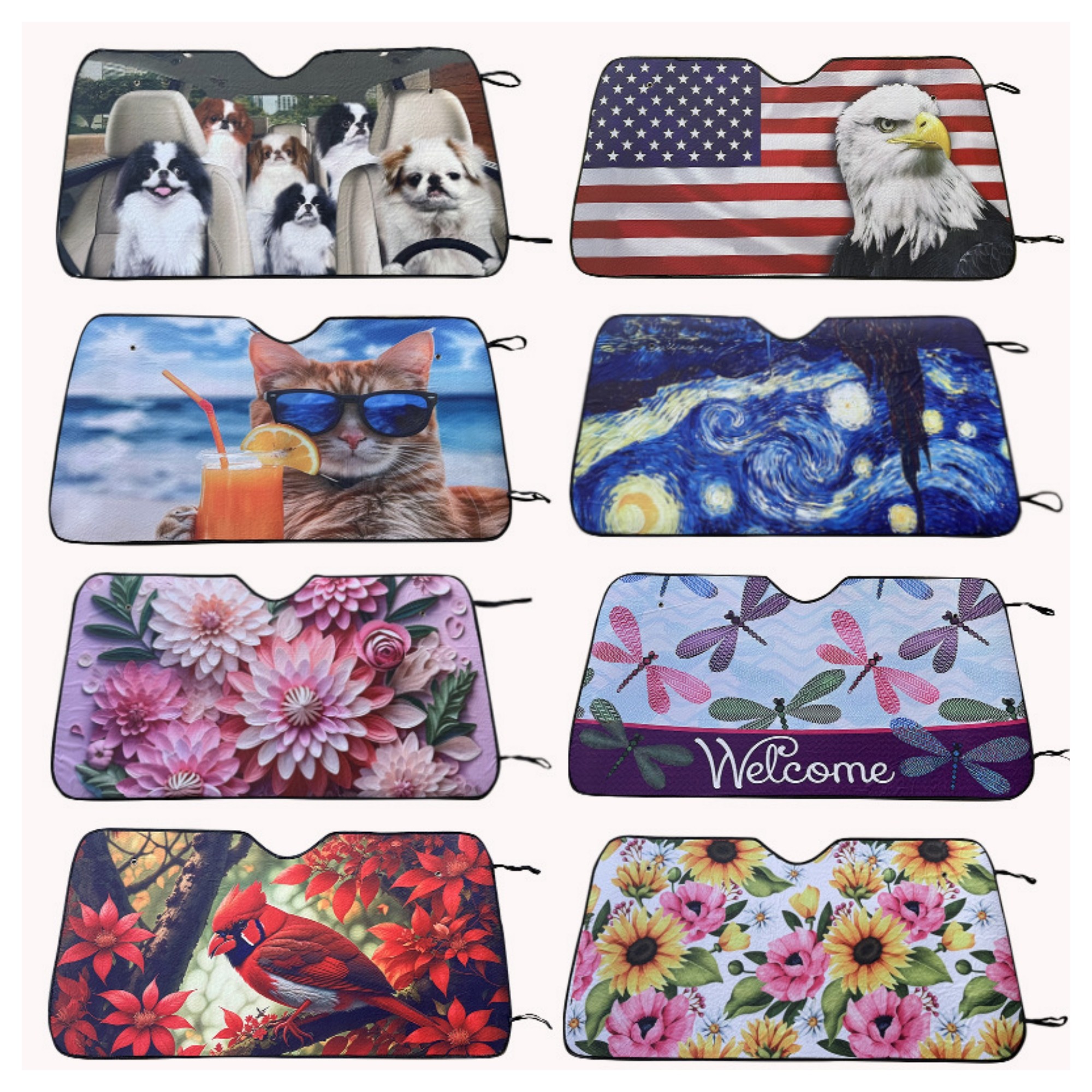 American Flag Sunshades 3