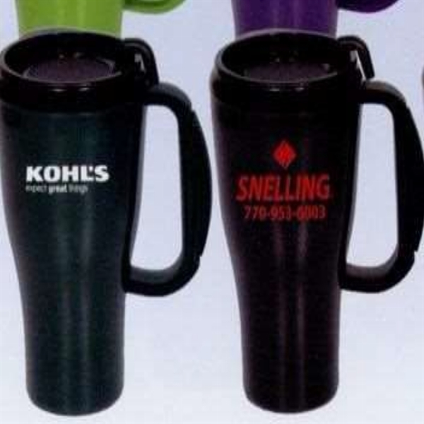 16 Oz. Double Wall Insulated Mug w/ Slider Lid 2