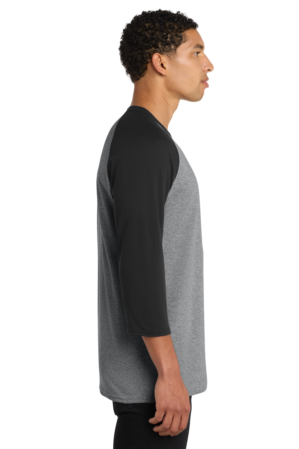 Port & Co Core Blend 3/4-Sleeve Raglan Tee. PC55RS 29